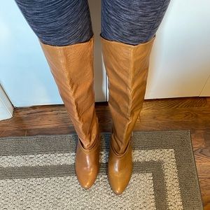 Size 7 leather Chinese Laundry knee high boots
